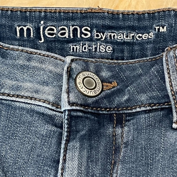 Maurices Straight Leg Blue Long Jeans - Picture 5 of 5